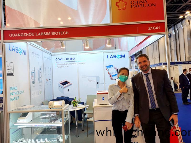 【展會(hui)迴(hui)顧】藍勃(bo)生(sheng)物(wu)精(jing)綵亮(liang)相(xiang)2022 MEDLAB Middle East